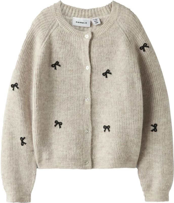 Gebreide Cardigan - Regular Fit - Lange Mouwen - Ronde Hals