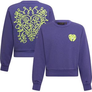 D-zine meisjes sweater - Paars
