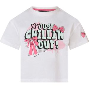 D-zine meisjes t-shirt - Ecru