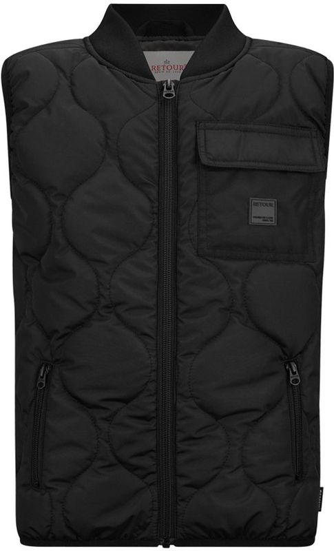 Retour - Bodywarmer - Zwart - Jongens
