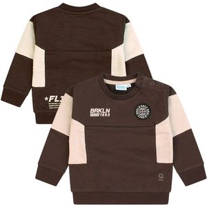 Flinq jongens sweater - Coffee