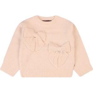 Bakkaboe meisjes trui - Ecru melee