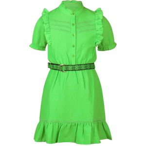 D-ZINE meisjes jurk - Groen
