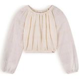 NoBell meisjes blouse - Ecru