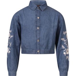 Persival meisjes blouse - Medium denim