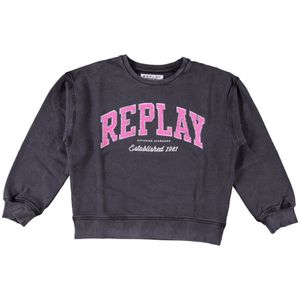 Replay meisjes sweater - Zwart