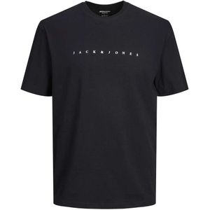 JACK & JONES JUNIOR T-shirt JJESTAR met Logo Zwart