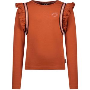 B.NOSY meisjes longsleeve - Camel