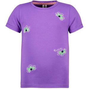 B.NOSY meisjes t-shirt - Paars