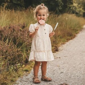 Your Wishes meisjes jurk - Ecru