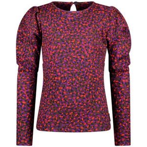 B.NOSY meisjes longsleeve - Paars