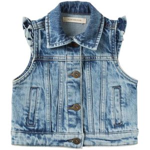 Your Wishes meisjes gilet - Bleached denim