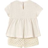 Mayoral - Crochet Set - Creme - Baby Meisje