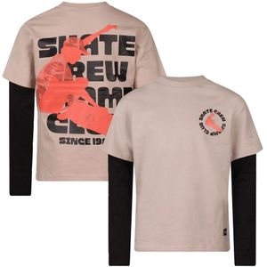 Unlocked jongens longsleeve - Cement