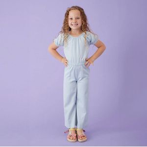 Jubel meisjes jumpsuit - Bleached denim