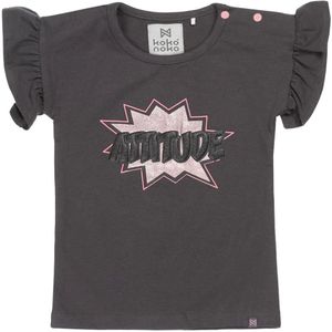 Koko Noko meisjes t-shirt - Grijs