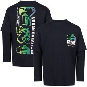 Unlocked jongens longsleeve - Marine