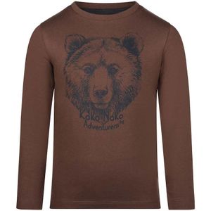 Koko Noko jongens longsleeve - Donker bruin