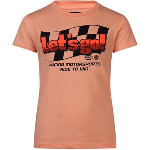 Unlocked jongens t-shirt - Perzik