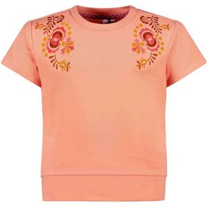 B.NOSY meisjes t-shirt - Perzik