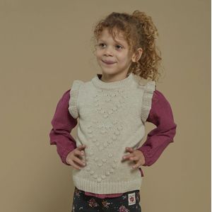 Jubel meisjes trui - Ecru