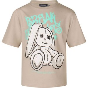 Unlocked jongens t-shirt - Cement