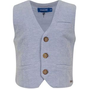 Someone jongens gilet - Pastel blue