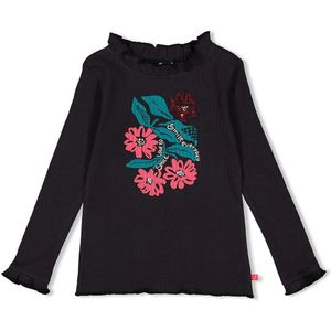 Jubel meisjes longsleeve - Antracite