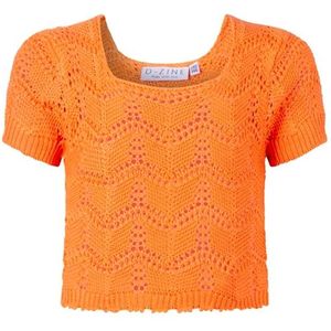 D-ZINE meisjes t-shirt - Oranje