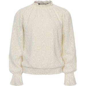 Looxs Revolution Lace top creme voor meisjes in de kleur