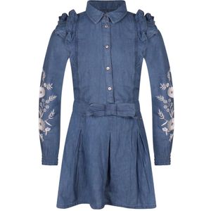 Persival meisjes jurk - Medium denim
