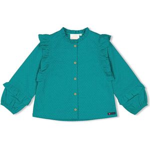 Jubel meisjes blouse - Petrol