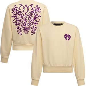 D-zine meisjes sweater - Ecru