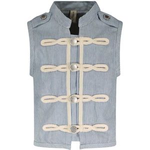 The New Chapter meisjes gilet - Medium denim