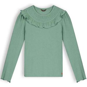 NoNo meisjes longsleeve - Donker groen