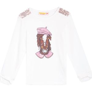 Someone meisjes longsleeve - Ecru