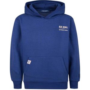 Blue Rebel jongens hoodie - Blauw