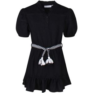 D-zine meisjes jurk - Zwart