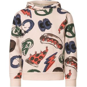 Unlocked jongens hoodie - Ecru