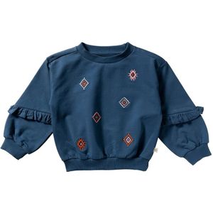 Your Wishes - YAW25-781ABB - Sweater - Donker Blauw - French Knit