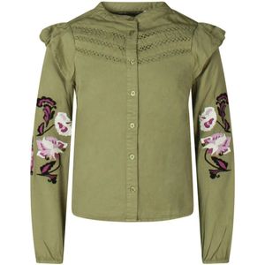 D-zine meisjes blouse - Mos