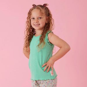 Jubel meisjes singlet - Groen