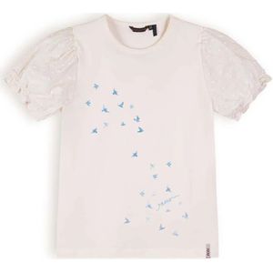 NoNo meisjes t-shirt - Ecru