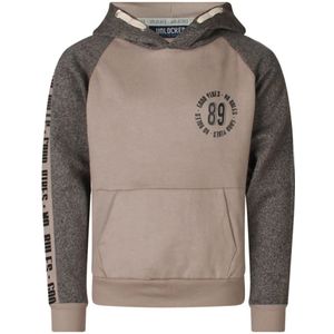 Unlocked jongens hoodie - Taupe