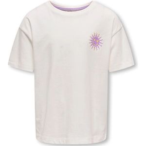 KIDS_ONLY meisjes t-shirt - Ecru