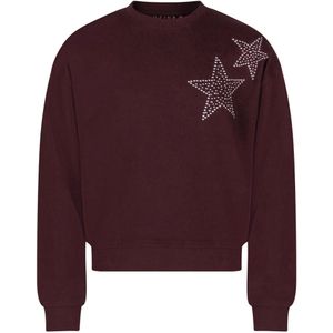 D-zine meisjes sweater - Wijn rood