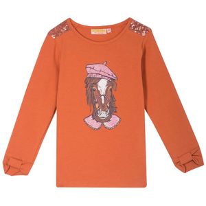 Someone meisjes longsleeve - Oranje