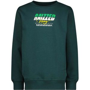 Raizzed jongens sweater - Donker groen