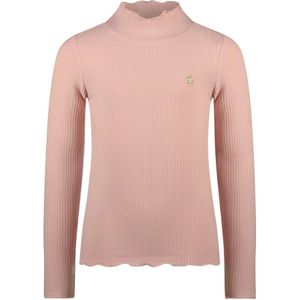 Like Flo Meisjes basic col shirt - Eef - Lt roze