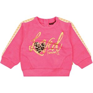 Bakkaboe meisjes sweater - Fuchsia